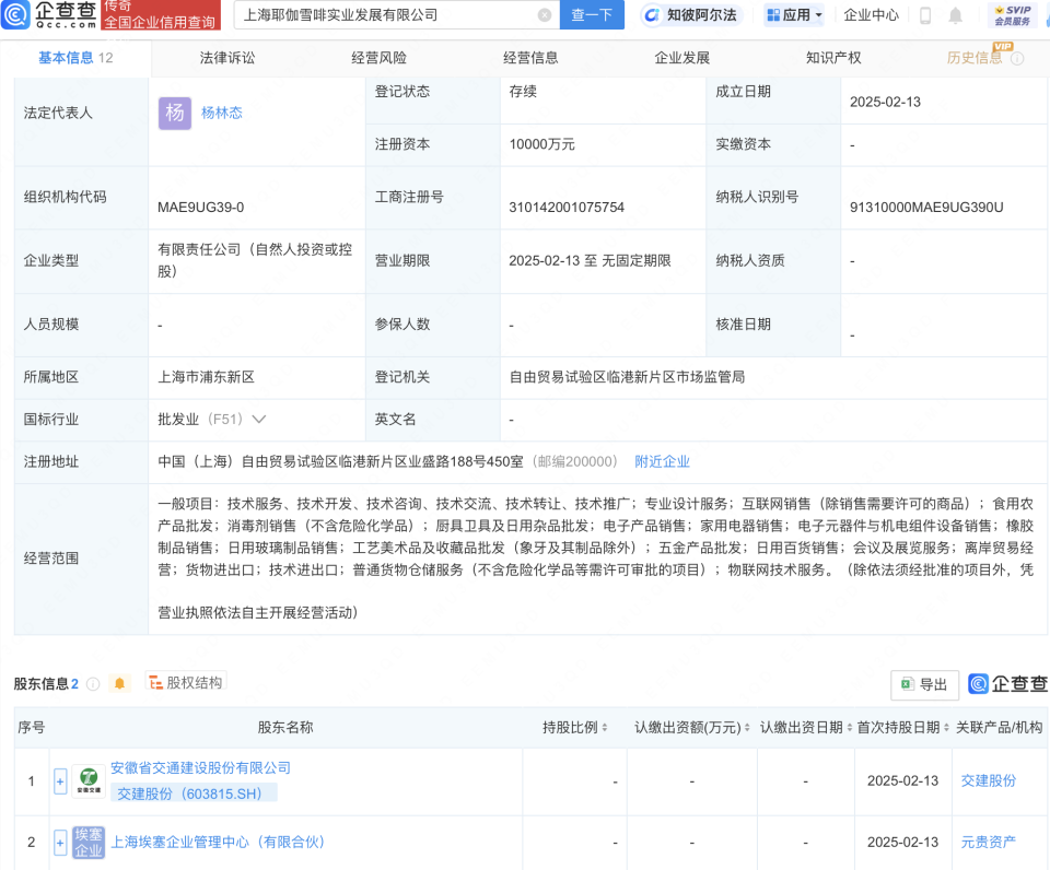 交建股份投資布局新賽道，新設(shè)實(shí)業(yè)發(fā)展公司聚焦廚具衛(wèi)具及日用雜品